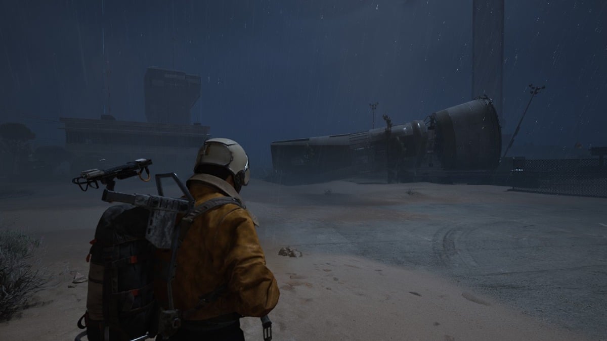 Rocket thrusters in Spaceport in ARC Raiders