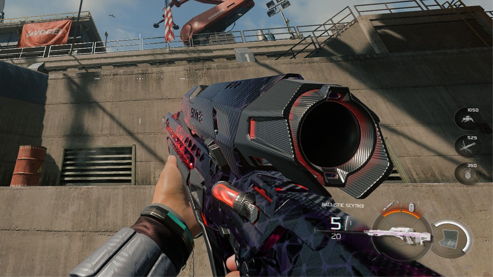 Diseño VS Recon Ballistic Scyth3 en el buque insignia de Black Ops 7