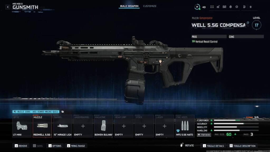 M15 Mod 0 in Black Ops 7
