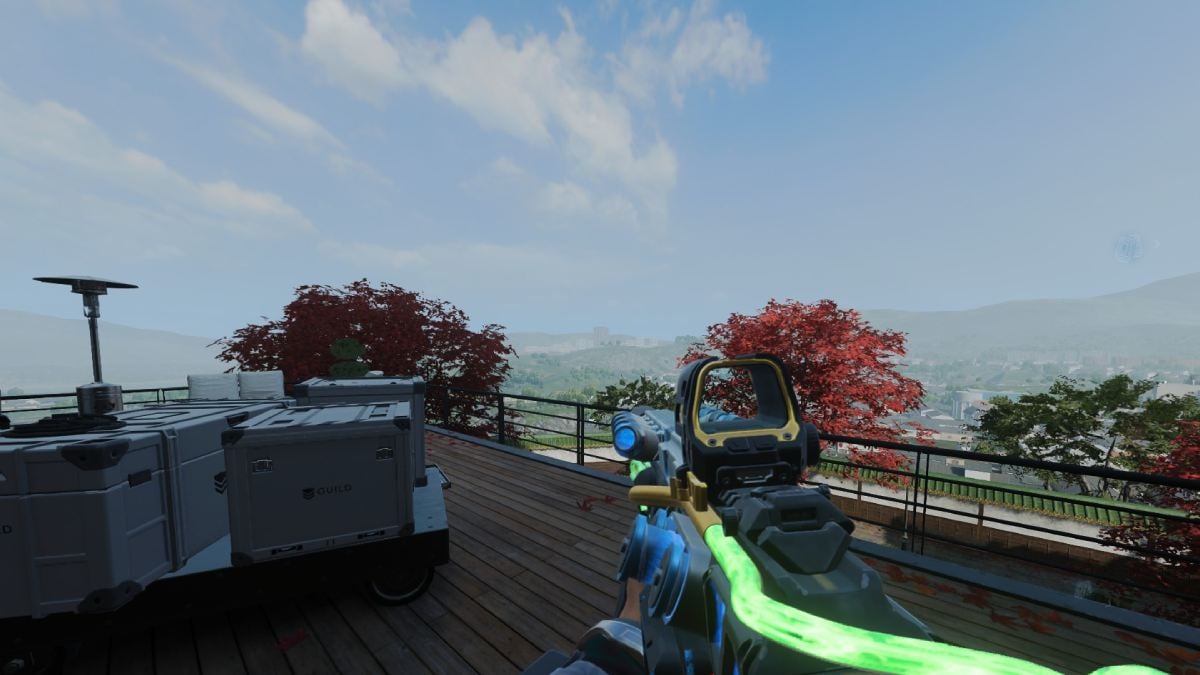 Jugador con escopeta en BO7