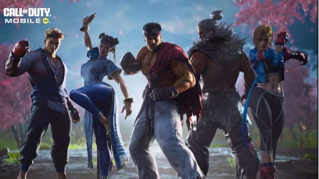 Luke, Chun-Li, Ryu, Akuma, and Cammy featured in the CoD Mobile x Street Fighter 6 crossover trailer
