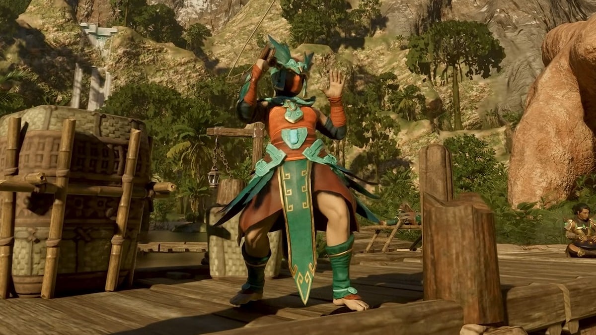 a character in Enshrouded Wake of the Water update