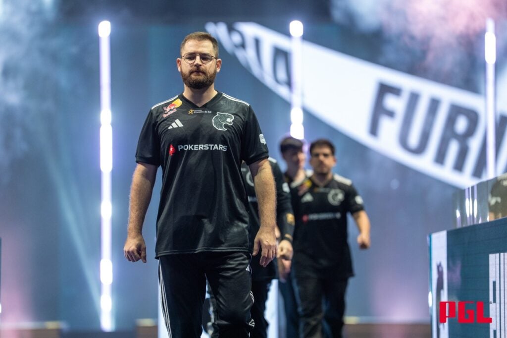 Fallen leads Furia onto the stage