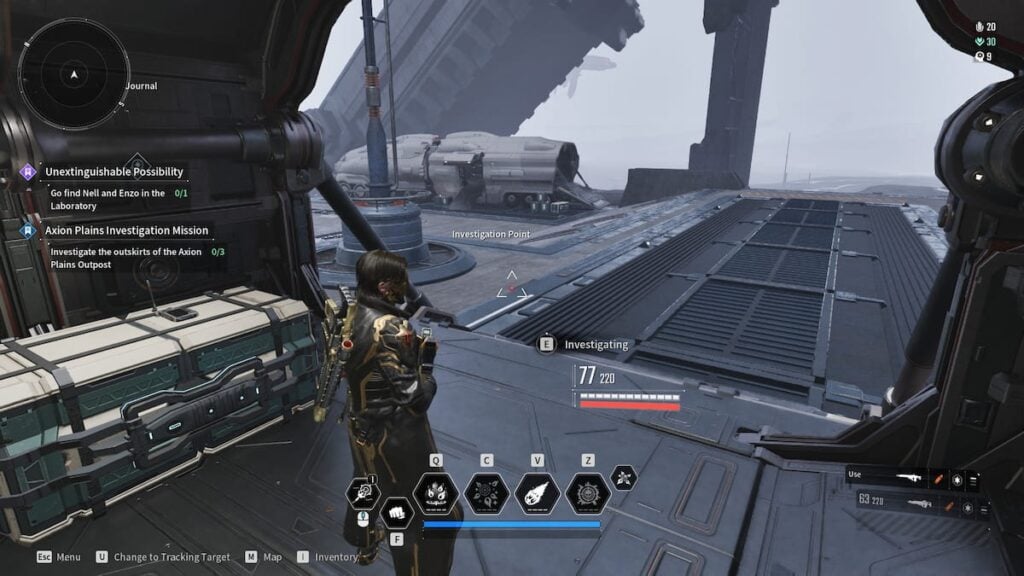 Area near the Tactical Transport Vehicles at the Tactical Camp in The First Descendant