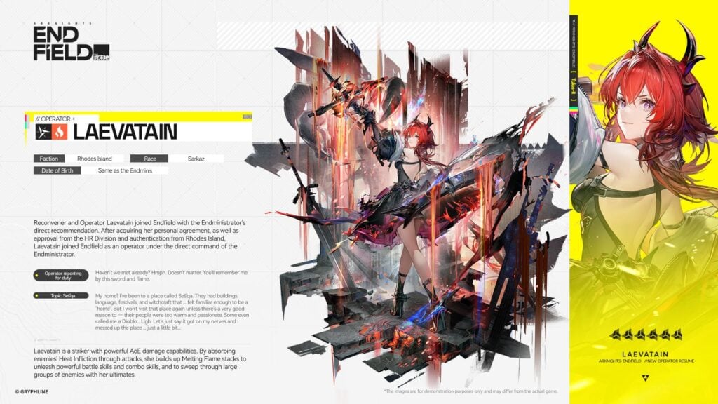 laevatain 5-star character