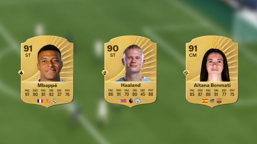 Mbappe, Haaland, and Bonmati in FC 26