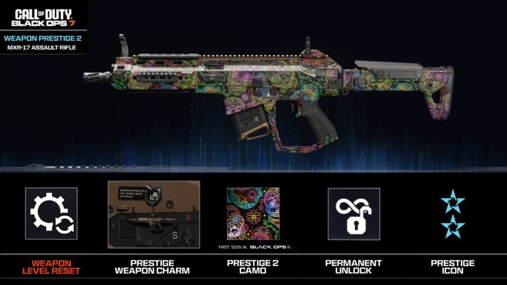 MXR-17 weapon prestige 2