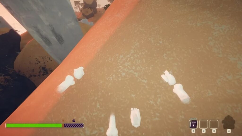 Libro de huesos de uso propio para convertirse en un esqueleto en PEAK