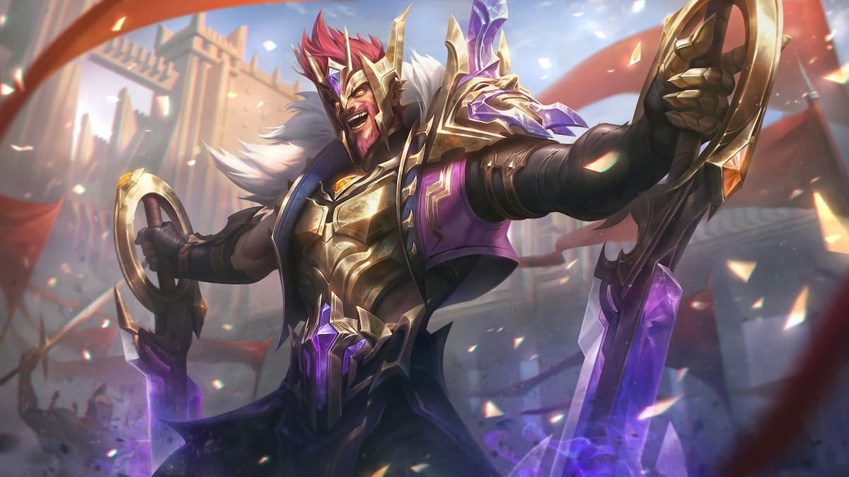 Picture showing Victorius Draven in League of Legends.
