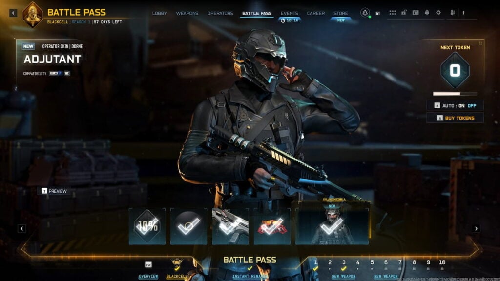 Adjutant skin in Black Ops 7