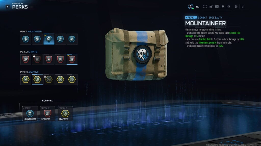 Mountaineer perk, one of the best perks in Warzone