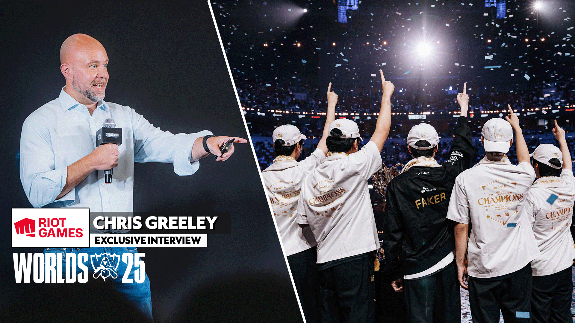 Picture showing Chris Greeley League of Legends Head of Esports at Riot Games.