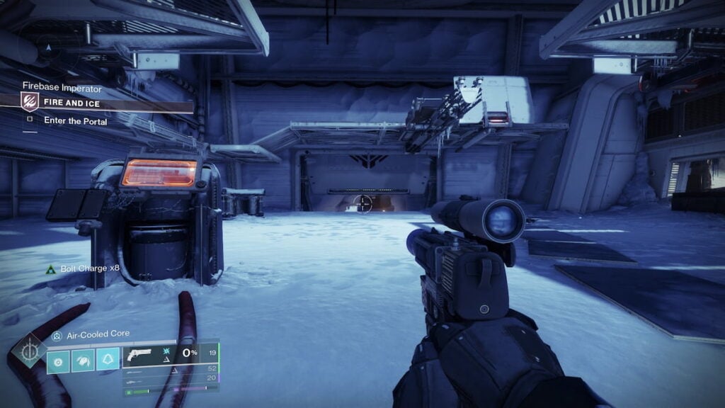 Fire and Ice blast doors in Destiny 2