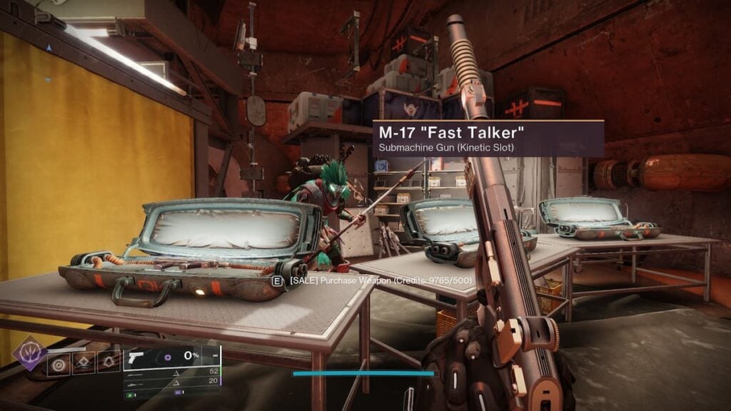 M-17 "Fast Talker" vendor in Destiny 2