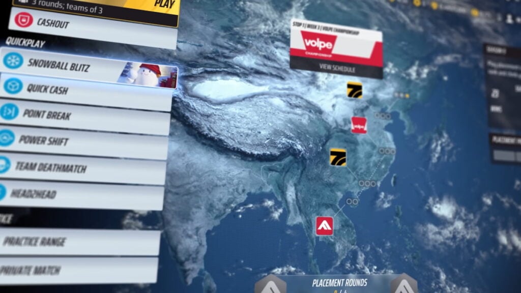 THE FINALS World Tour map