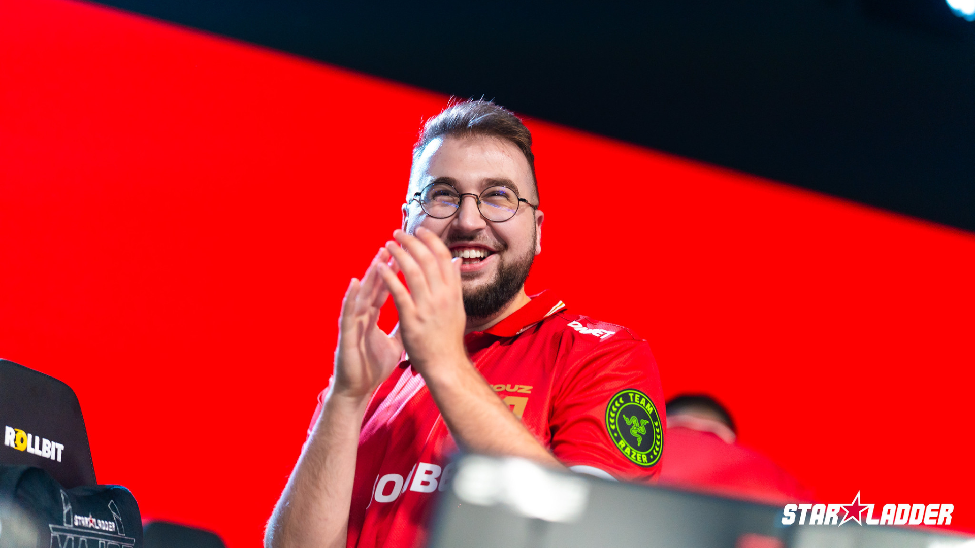 torzsi celebrates making the playoffs of StarLadder Budapest