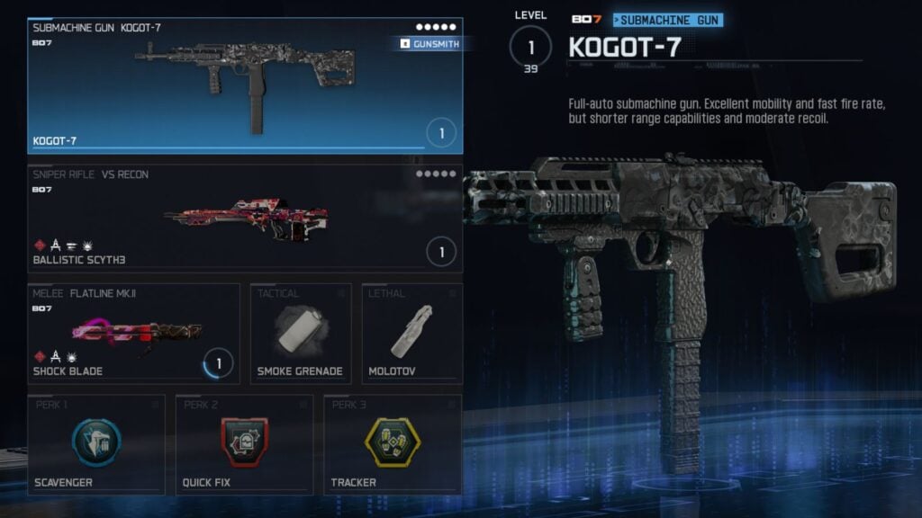 Best Kogot-7 class setup in Warzone