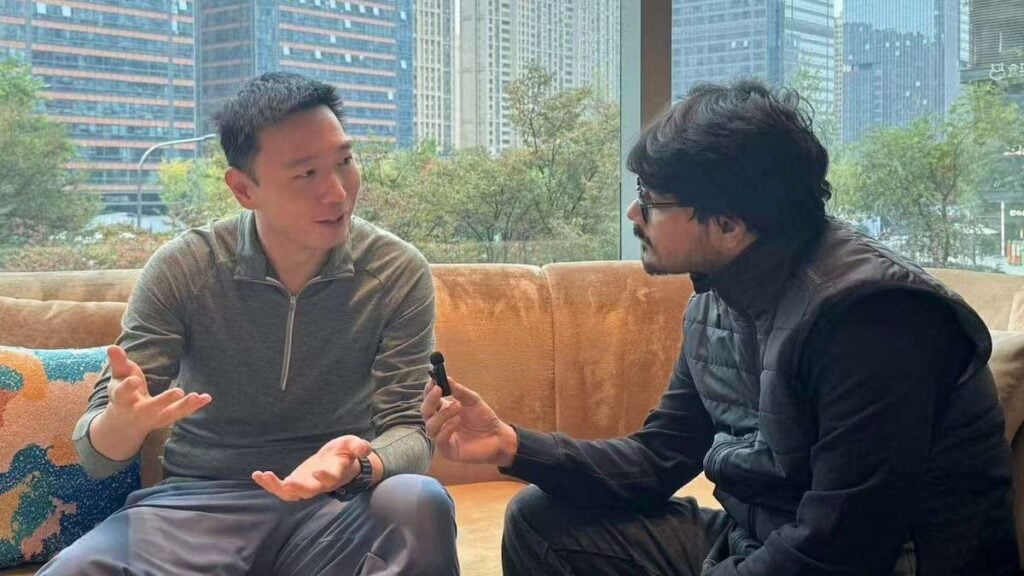 Picture showing Picture showing Executive Producer Chengran Chai during interview with Rijit Banerjee on Riftbound.