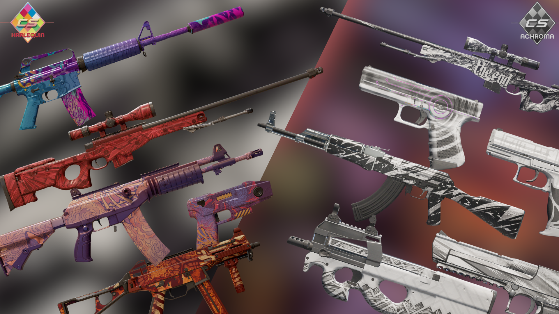 Harlequin and Achroma Collection