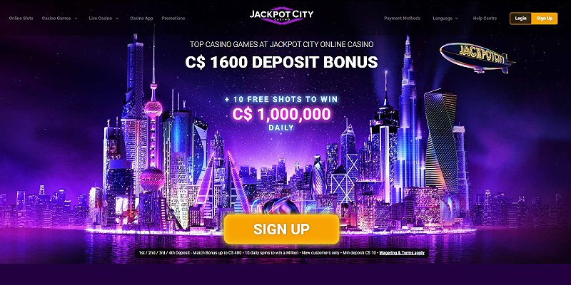 Jackpot City Casino Bonus Visual