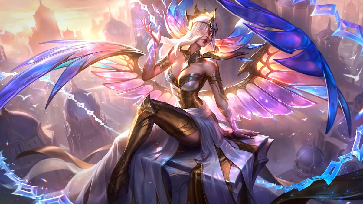 Picture showing Prestige Veiled Lady Morgana skin in League of Legends.
