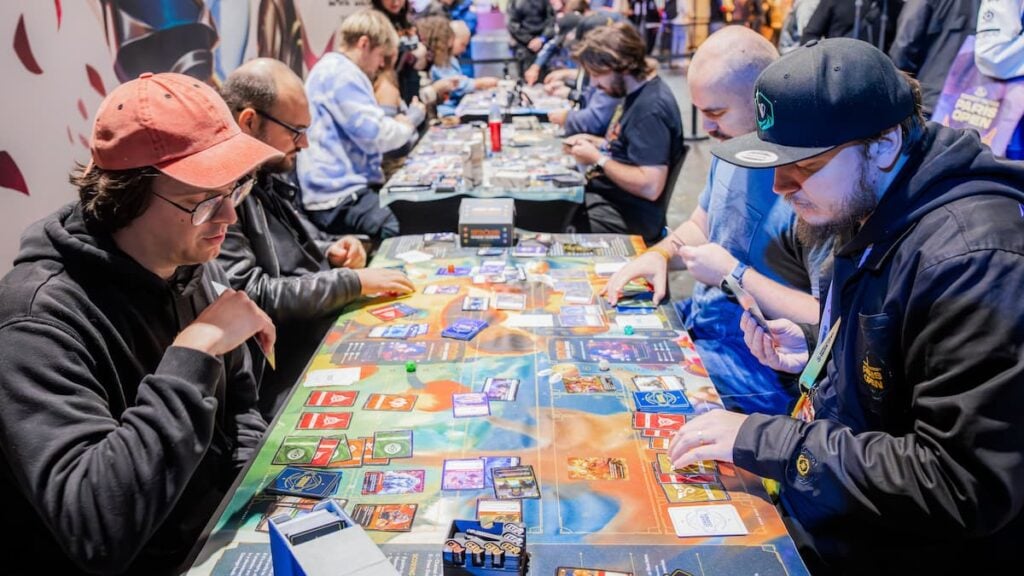 RiotBound gaming session with content creators at TFT Paris Open 2025 at the Paris Expo Porte de Versailles in Paris on December 14, 2025.