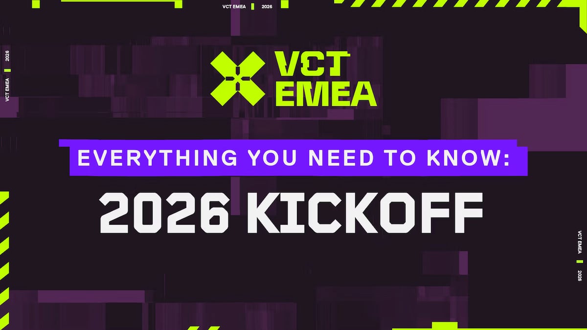 VCT EMEA 2026 Kickoff key graphic