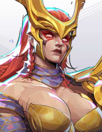 Picture showing Angela in Marvel Rivals.