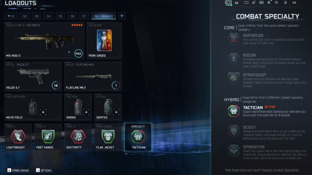 a M15 Mod 0 class setup for Black Ops 7 Ranked