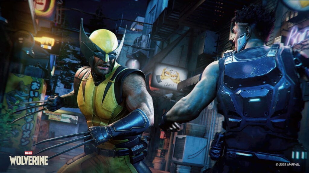 Picture showing Wolverine in Marvel Wolverine PS5 Game.