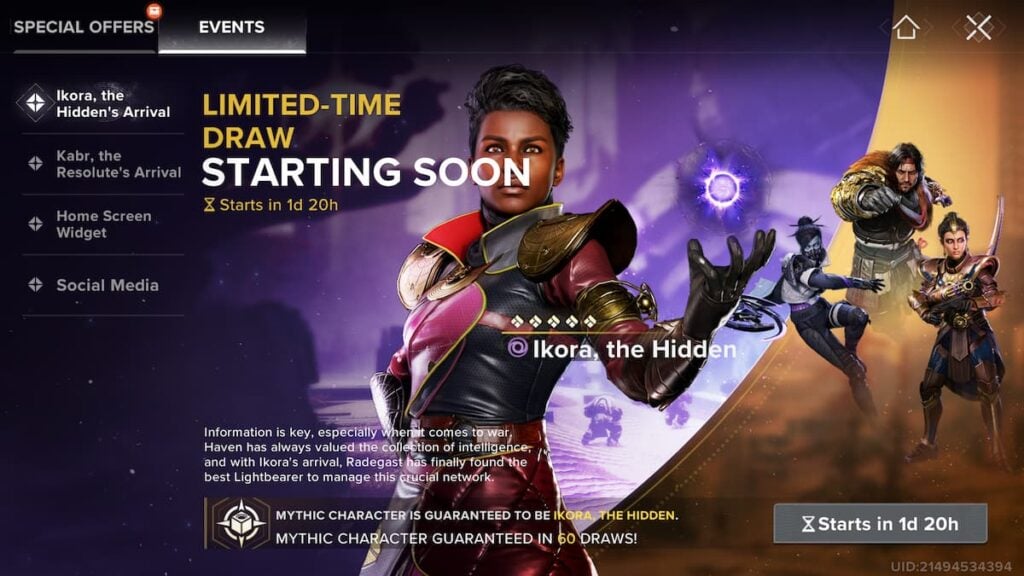 Destiny: Rising Ikora, the Hidden banner