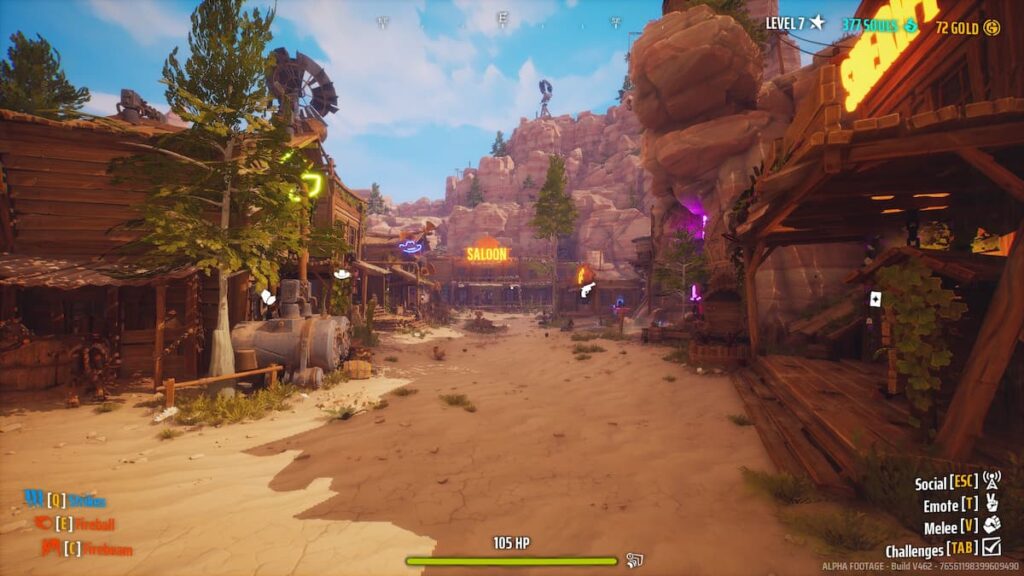 Far Far West main hub