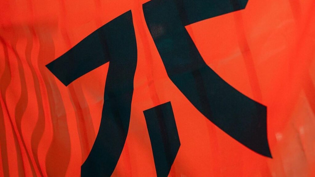 Fnatic logo on a banner