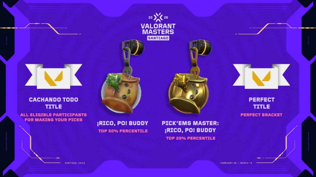 Masters Santiago Pick’ems rewards in VALORANT