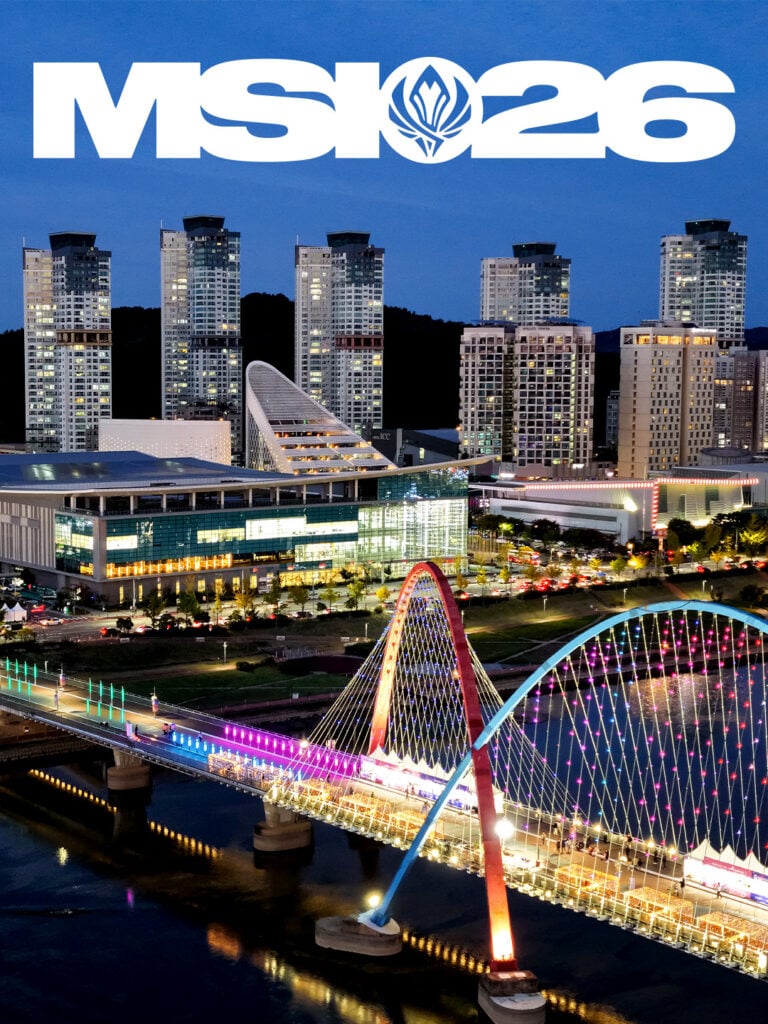 Picture showing League of Legends MSI 2026 venue.