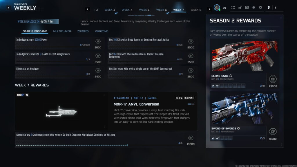 Black Ops 7 Co-Op & Endgame Season 2 Week 7 challenges