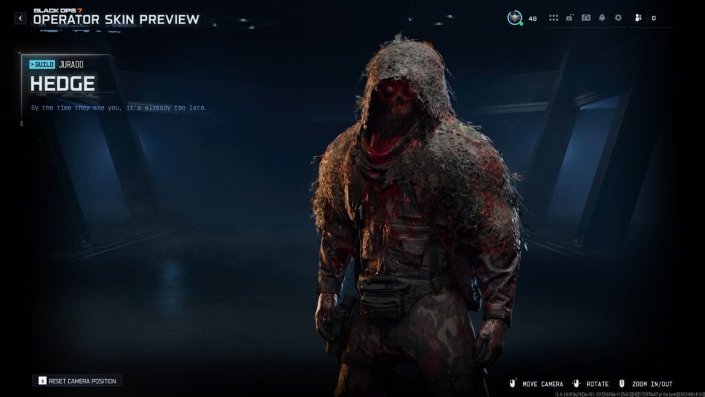 Hedge operator skin reward from Counter Skies Event Pass in Black Ops 7 and Warzone