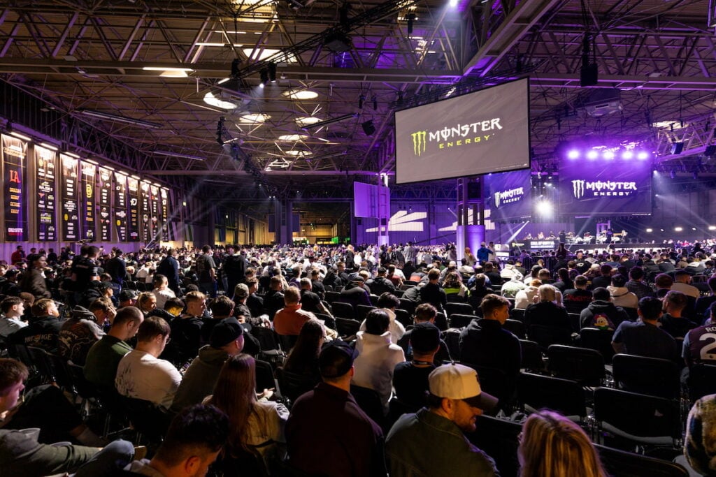 Monster Energy screens at the CDL Major II Birmingham