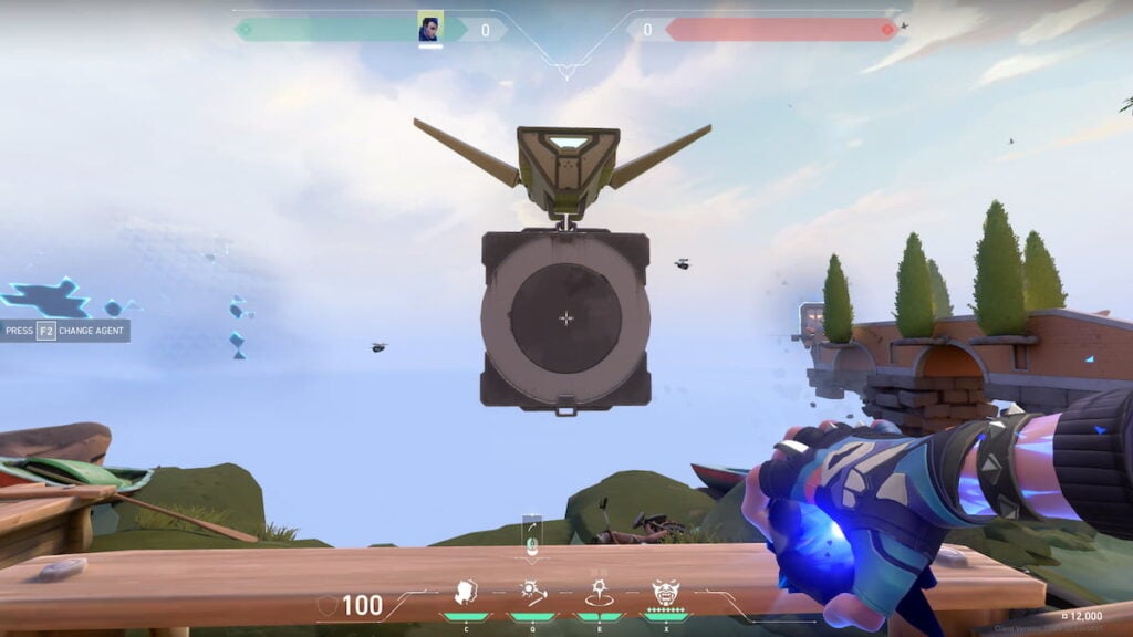 VALORANT Yoru holding a flash