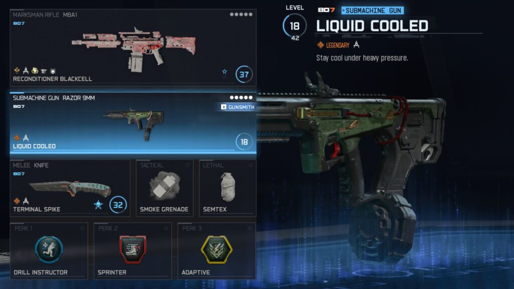 Best Razor 9mm class setup in Warzone, including the best perks and equipment