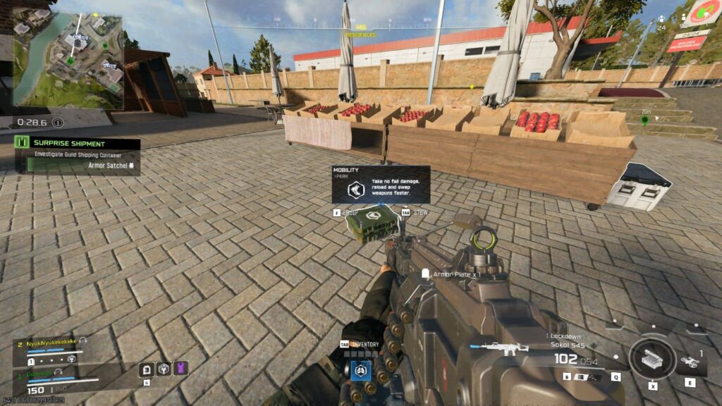 Mobility perk on the ground, one of the best perks in Warzone Black Ops Royale