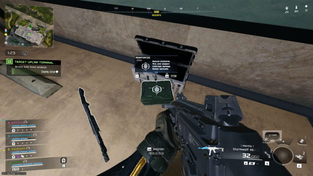 Reinforced perk on the ground, one of the best perks in Warzone Black Ops Royale